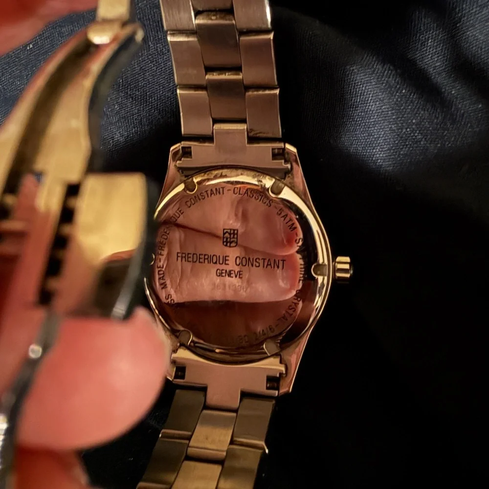 Frederique Constant Silver Watch with Diamond markers - Picture 3 of 9